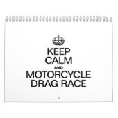 BEWAREN VAN DE KALK- EN MOTORCYCLUSDRAGSRACE KALENDER (Hoes)