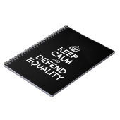 BEWAREN VAN DE KALK EN VERDEDIGEN VAN DE GELIJKHEI NOTITIEBOEK (Linkerzijde)