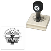 BEWAREN VAN DE LATIJNMASSA LAM GOD RUBBERSTEMPEL (Gestempeld)