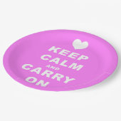 BEWAREN VAN EEN DRAAGBAAR OP Roze Papieren Bordje (Gekanteld)