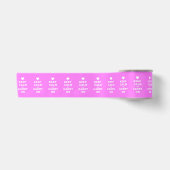 BEWAREN VAN EEN DRAAGBAAR OP Roze Satijnen Lint (Voorkant)