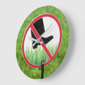 Bewaren van het grasbord grote klok (Hoek)
