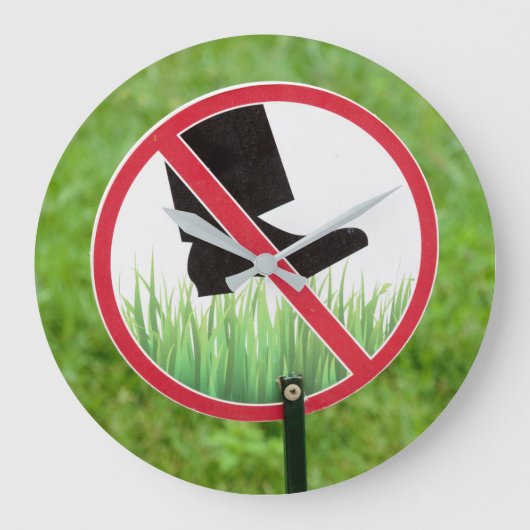Bewaren van het grasbord grote klok (Voorkant)