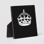 BEWAREN VAN HET KROEIENsymbool VAN DE KALP op Zwar Fotoplaat (Voorkant)