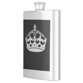 BEWAREN VAN HET KROEIENsymbool VAN DE KALP op Zwar Heupfles (Links)