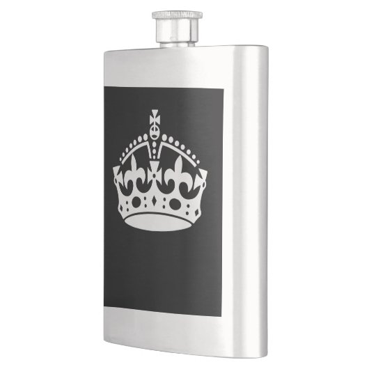 BEWAREN VAN HET KROEIENsymbool VAN DE KALP op Zwar Heupfles (Links)