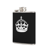 BEWAREN VAN HET KROEIENsymbool VAN DE KALP op Zwar Heupfles (Links)