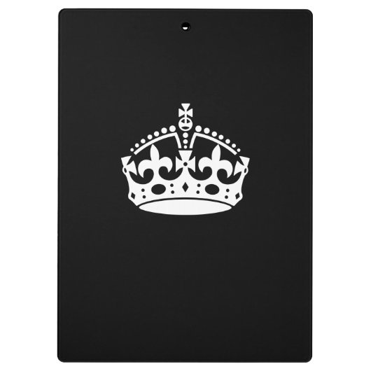 BEWAREN VAN HET KROEIENsymbool VAN DE KALP op Zwar Klembord (Achterkant)