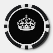 BEWAREN VAN HET KROEIENsymbool VAN DE KALP op Zwar Poker Chips (Voorkant)