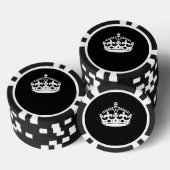 BEWAREN VAN HET KROEIENsymbool VAN DE KALP op Zwar Poker Chips (Opstapeling)