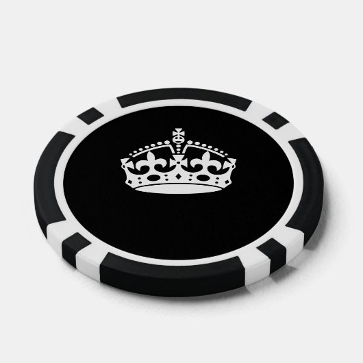 BEWAREN VAN HET KROEIENsymbool VAN DE KALP op Zwar Poker Chips (Enkel)