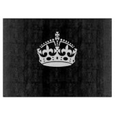 BEWAREN VAN HET KROEIENsymbool VAN DE KALP op Zwar Snijplank (Voorkant)