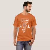 BEWAREN VAN KALK EN BEDRAG OP EAT Sleep Hunt T-shirt (Voorkant volledig)