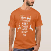 BEWAREN VAN KALK EN BEDRAG OP EAT Sleep Hunt T-shirt (Voorkant)