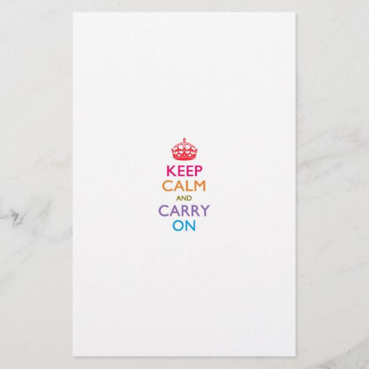 BEWAREN VAN KALK EN DRAAIEN OP Multicolored Briefpapier (Voorkant)