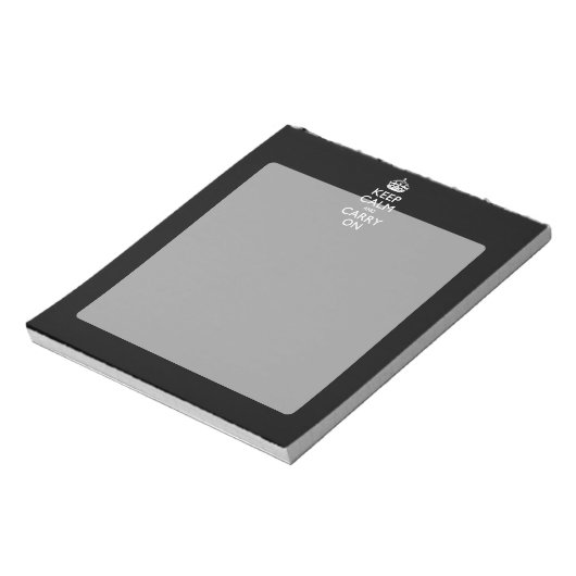 BEWAREN VAN KALK EN DRAGEN OP Vast zwart Notitieblok (Linkerzijde)