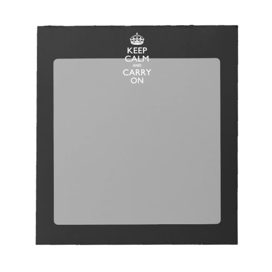 BEWAREN VAN KALK EN DRAGEN OP Vast zwart Notitieblok (Voorkant)