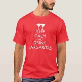 BEWAREN VAN KALK EN DRINK MARGARITAS T-SHIRT