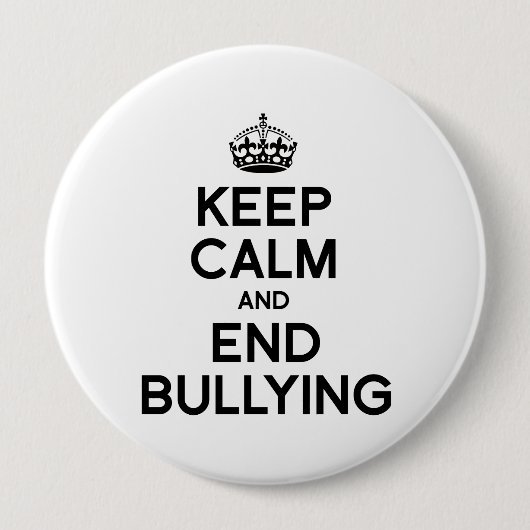 BEWAREN VAN KALK EN EINDE BULLYEN RONDE BUTTON 4,0 CM (Voorkant)