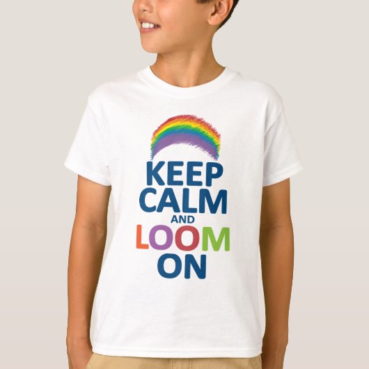 BEWAREN VAN KALK EN LOMMEN OP RAINBOOM T-SHIRT (Voorkant)