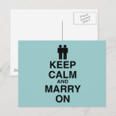 BEWAREN VAN KALK EN MARRY (GAY) BRIEFKAART (Voorkant / Achterkant)