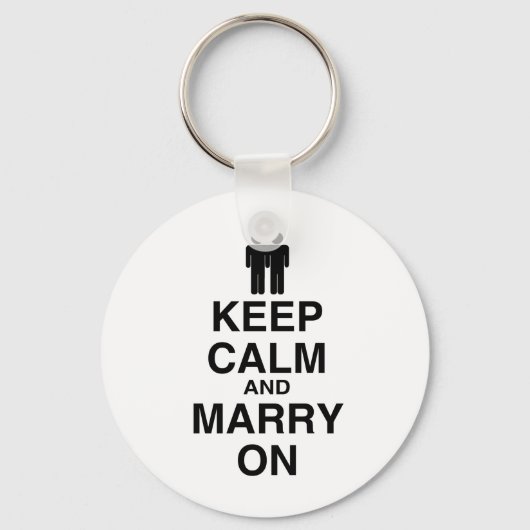 BEWAREN VAN KALK EN MARRY (GAY) SLEUTELHANGER (Voorkant)