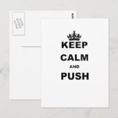 BEWAREN VAN KALK EN PUSH BRIEFKAART (Voorkant / Achterkant)