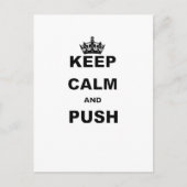 BEWAREN VAN KALK EN PUSH BRIEFKAART (Voorkant)