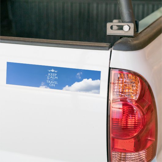BEWAREN VAN KALK EN REIS BUMPERSTICKER (Op Truck)
