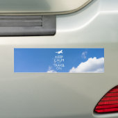 BEWAREN VAN KALK EN REIZEN BUMPERSTICKER (Op auto)