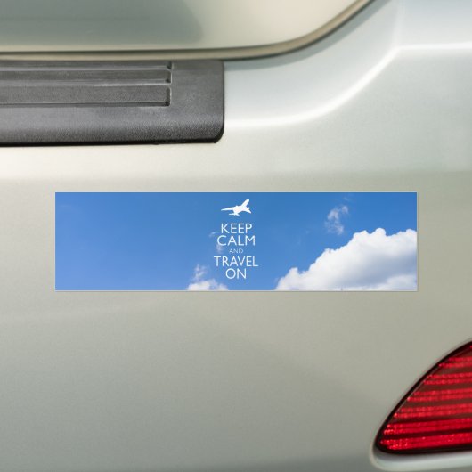 BEWAREN VAN KALK EN REIZEN BUMPERSTICKER (Op auto)
