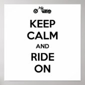 BEWAREN VAN KALK EN RIJDEN POSTER (Voorkant)