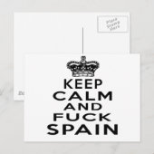 BEWAREN VAN KALK EN SPANJE BRIEFKAART (Voorkant / Achterkant)