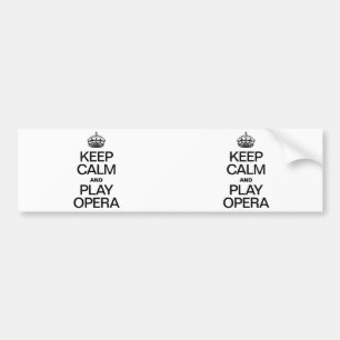 BEWAREN VAN KALK- EN SPEELACTIVITEITEN BUMPERSTICKER