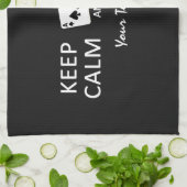 BEWAREN VAN KALK- EN SPEELPOKER-handdoek Theedoek (Gevouwen)