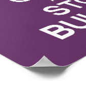 BEWAREN VAN KALK EN STOP BULLYING POSTER (Hoek)