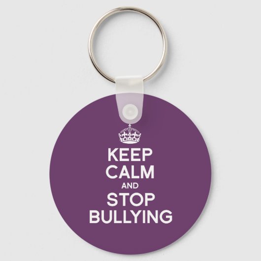 BEWAREN VAN KALK EN STOP BULLYING SLEUTELHANGER (Voorkant)