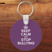 BEWAREN VAN KALK EN STOP BULLYING SLEUTELHANGER (Voorkant)