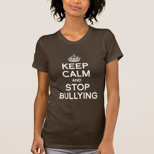BEWAREN VAN KALK EN STOP BULLYING T-SHIRT (Voorkant)