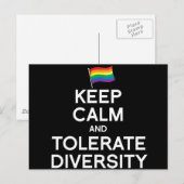 BEWAREN VAN KALK EN TOLEREREN VAN DIVERSITEIT BRIEFKAART (Voorkant / Achterkant)