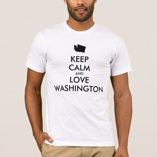 BEWAREN VAN KALK EN VERLIES WASHINGTON T-SHIRT (Voorkant)