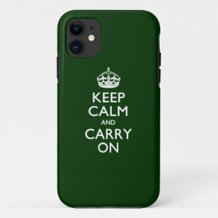 BEWAREN VAN KALK EN VERVOER OP Forest Green Case-Mate iPhone Case