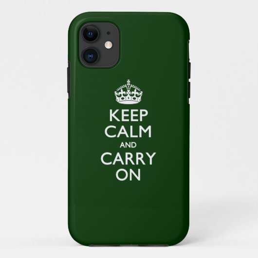 BEWAREN VAN KALK EN VERVOER OP Forest Green Case-Mate iPhone Case (Achterkant)
