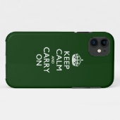 BEWAREN VAN KALK EN VERVOER OP Forest Green Case-Mate iPhone Case (Achterkant (horizontaal))