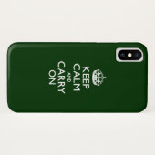 BEWAREN VAN KALK EN VERVOER OP Forest Green Case-Mate iPhone Case (Achterkant (horizontaal))