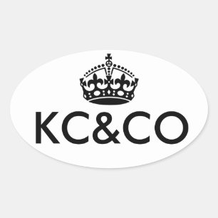 BEWAREN VAN KALK EN VERVOEREN - Achtergrond wijzig Ovale Sticker