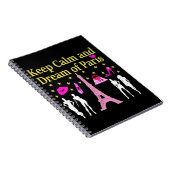 BEWAREN VAN KALM EN DROOM VAN PARIJS NOTITIEBOEK (Rechterzijde)