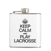 BEWAREN VAN KALM EN SPELEN VAN LACROSSE HEUPFLES (Voorkant)