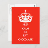 BEWAREN VAN KALMEREAT-CHOCOLAAT BRIEFKAART (Voorkant / Achterkant)