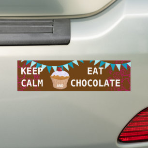 BEWAREN VAN KALMEREAT-CHOCOLAAT BUMPERSTICKER